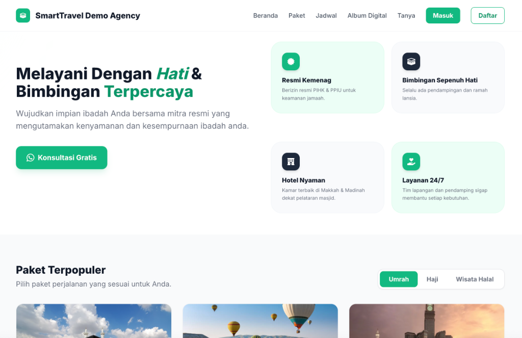 Website Travel SmartTravel